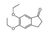 5,6-diethoxy-2,3-dihydroinden-1-one结构式