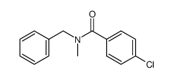N-benzyl-4-chloro-N-methylbenzamide结构式