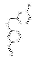 3-[(3-bromophenyl)methoxy]benzaldehyde Structure