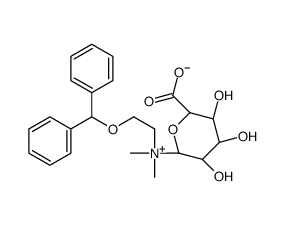 Diphenhydramine N-β-D-Glucuronide Structure