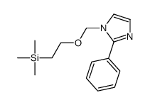 trimethyl-[2-[(2-phenylimidazol-1-yl)methoxy]ethyl]silane Structure