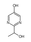 2-(1-Hydroxyethyl)Pyrimidin-5-Ol Structure