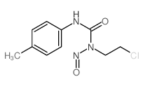 Urea, 1- (2-chloroethyl)-1-nitroso-3-p-tolyl- Structure