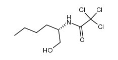 (S)-2-trichloroacetamido-1-hexanol结构式