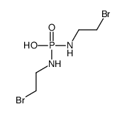 N,N'-Bis(2-bromoethyl)phosphorodiamidic acid Structure