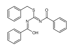 benzyl N,N'-dibenzoylcarbamimidothioate Structure