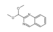 2-(dimethoxymethyl)quinazoline结构式