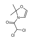 Oxazole, 3-(dichloroacetyl)-2,3-dihydro-2,2-dimethyl- (9CI) structure