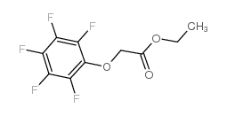 PENTAFLUOROPHENYLOXY-ACETIC ACID ETHYL ESTER Structure