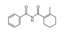 N-Benzoyl-2-methylcyclohex-1-enecarboxamide结构式