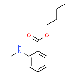 N-Methylanthanilic acid butyl ester结构式