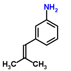 3-(2-Methyl-1-propen-1-yl)aniline Structure