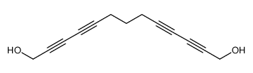 trideca-2,4,9,11-tetrayne-1,13-diol Structure