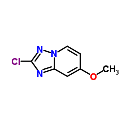 2-Chloro-7-methoxy[1,2,4]triazolo[1,5-a]pyridine结构式