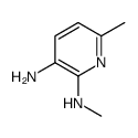 N2,6-Dimethylpyridine-2,3-diamine结构式