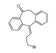 (5Z)-5-(3-Bromopropylidene)-5,11-dihydro-10H-dibenzo[a,d]cyclohepten-10-one Structure