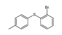 1-bromo-2-(4-methylphenylsulfanyl)benzene Structure