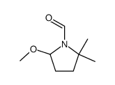 1-Pyrrolidinecarboxaldehyde, 5-methoxy-2,2-dimethyl- (9CI) picture