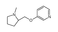 3-[[(2S)-1-methylpyrrolidin-2-yl]methoxy]pyridine结构式