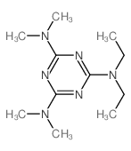 1,3,5-Triazine-2,4,6-triamine,N2,N2-diethyl-N4,N4,N6,N6-tetramethyl- structure