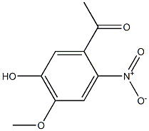1-(5-Hydroxy-4-methoxy-2-nitro-phenyl)-ethanone Structure