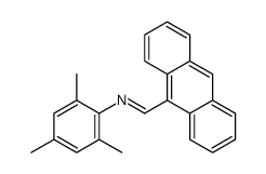 1-anthracen-9-yl-N-(2,4,6-trimethylphenyl)methanimine结构式