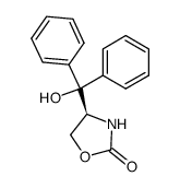 (S)-4-(hydroxydiphenylmethyl)oxazolidin-2-one Structure