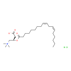 Linoleoyl-L-carnitine (chloride) structure