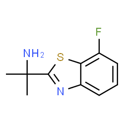 2-Benzothiazolemethanamine,7-fluoro-alpha,alpha-dimethyl-(9CI) Structure