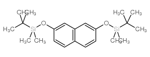 tert-butyl-[7-[tert-butyl(dimethyl)silyl]oxynaphthalen-2-yl]oxy-dimethylsilane结构式