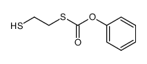S-(2-mercaptoethyl) O-phenyl carbonothioate结构式