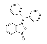 3-benzhydrylideneisobenzofuran-1-one结构式