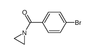 1-(p-bromobenzoyl)aziridine Structure