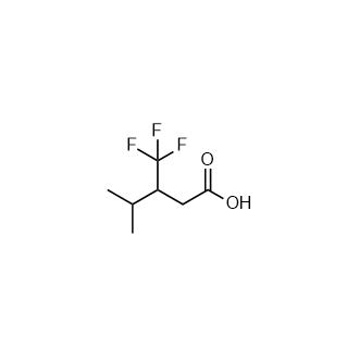 4-甲基-3-(三氟甲基)戊酸结构式