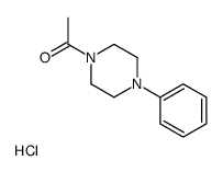 1-(4-phenylpiperazin-1-yl)ethanone,hydrochloride结构式