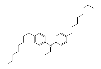 N-Ethyl-4-octyl-N-(4-octylphenyl)aniline结构式