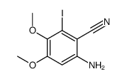 6-amino-2-iodo-3,4-dimethoxybenzonitrile picture