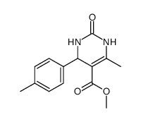 5-methoxycarbonyl-6-methyl-4-(4-methylphenyl)-3,4-dihydropyrimidin-2(1H)-one结构式