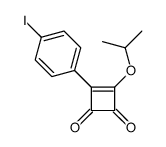 3-(4-iodophenyl)-4-propan-2-yloxycyclobut-3-ene-1,2-dione Structure