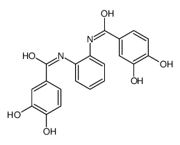 N-[2-[(3,4-dihydroxybenzoyl)amino]phenyl]-3,4-dihydroxybenzamide Structure