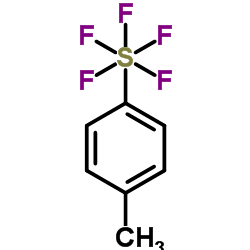 1-Methyl-4-(pentafluoro-λ6-sulfanyl)benzene structure