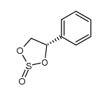 (4S)-4-phenyl-1,3,2-dioxathiolane 2-oxide结构式