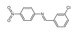 1-(3-chlorophenyl)-N-(4-nitrophenyl)methanimine Structure