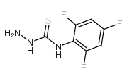 4-(2,4,6-Trifluorophenyl)-3-thiosemicarbazide Structure