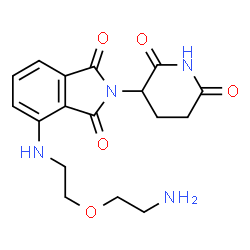 Thalidomide-NH-PEG1-C2-NH2 Structure