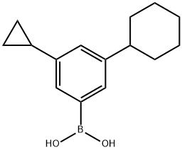 3-Cyclopropyl-5-(cyclohexyl)phenylboronic acid图片