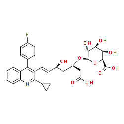 Pitavastatin 3-Ether Glucuronide Structure