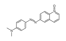 6-[[p-(Dimethylamino)phenyl]azo]quinoline 1-oxide Structure