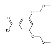 3,5-bis(methoxymethoxy)benzoic acid结构式