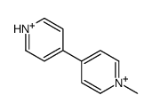 1-methyl-4-pyridin-1-ium-4-ylpyridin-1-ium Structure